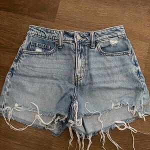Distressed Denim Women Shorts
